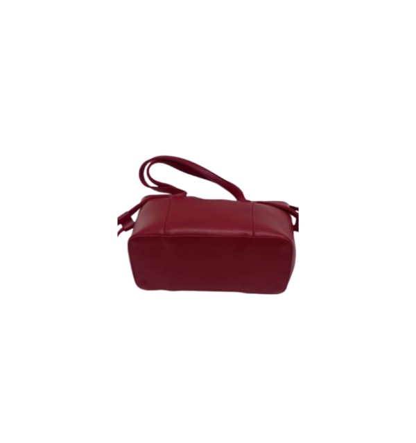 Pewter Maroon Handbag