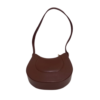 dark brown shoulder bag