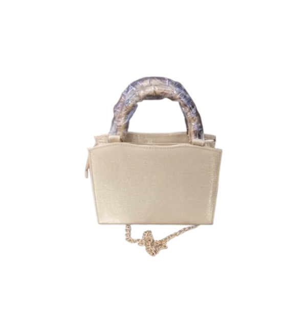 Golden Top Handle Bag