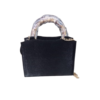 Black Top Handle Bag