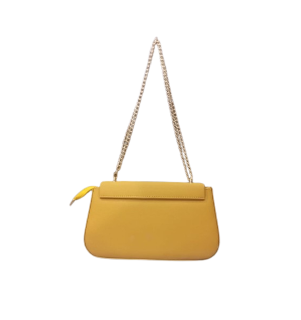Elegant Yellow Clutch Bag