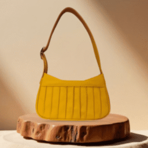 Sunny Chic Yellow Shoulder Mini Handbag
