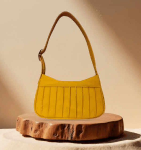 Sunny Chic Yellow Shoulder Mini Handbag