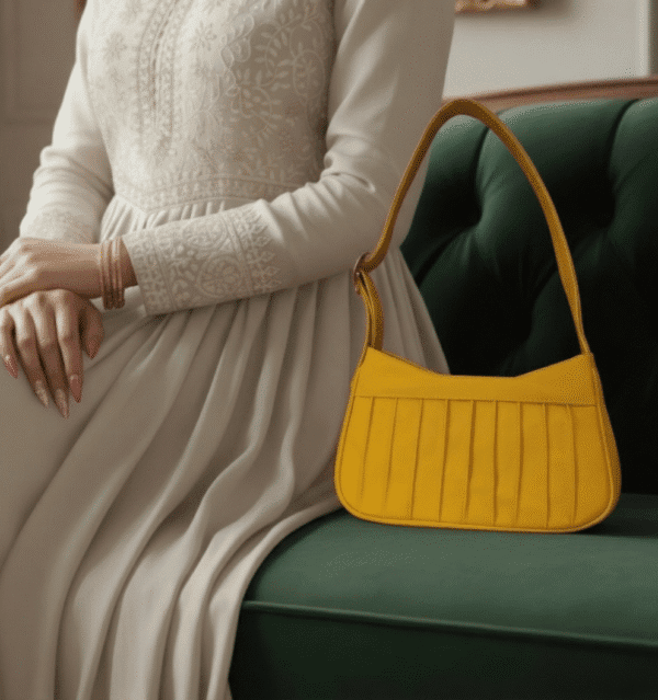 Sunny Chic Yellow Shoulder Mini Handbag