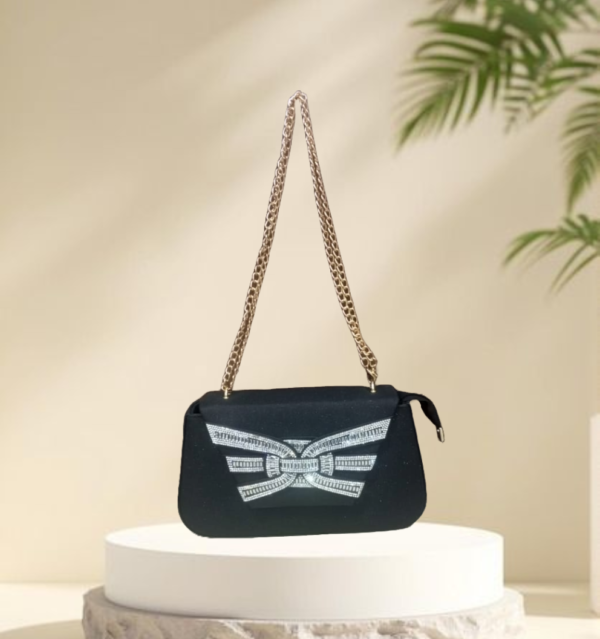 Elegant Black Clutch Bag