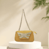 Elegant Yellow Clutch Bag