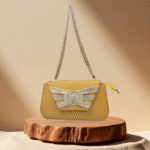 Elegant Yellow Clutch Bag
