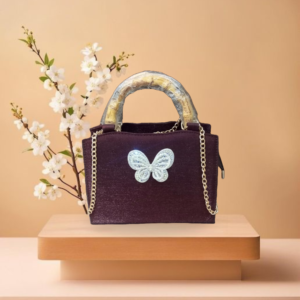 Luxury Brown Top Handle Bag