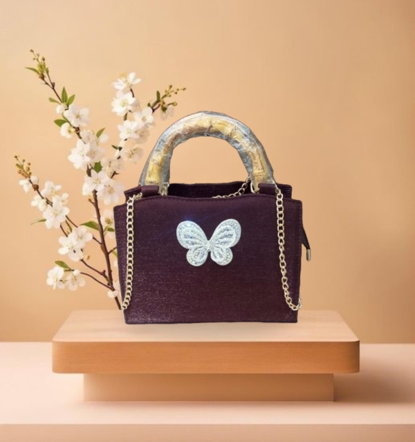 Luxury Brown Top Handle Bag