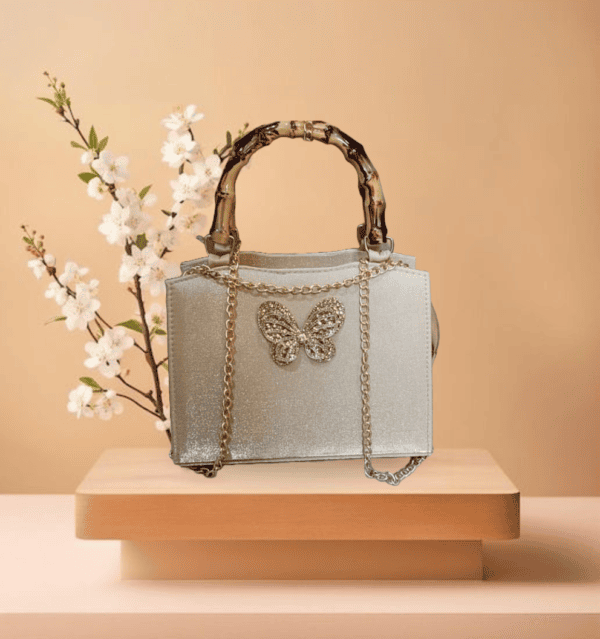 Luxury Golden Top Handle Bag