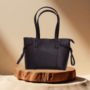 Pewter Black Handbag