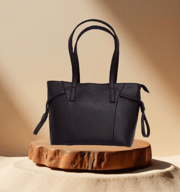 Pewter Black Handbag