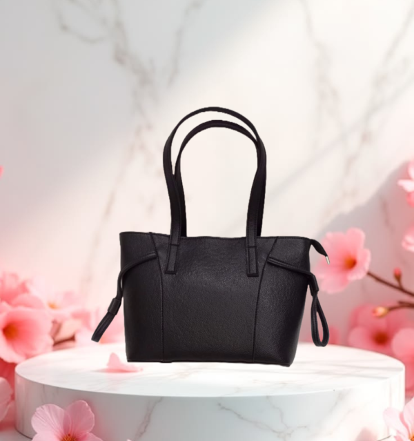 Pewter Black Handbag