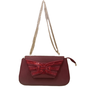 Maroon Fancy Clutch