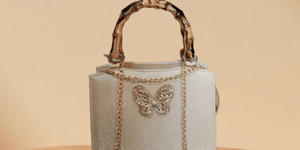 Golden Top handle Bag